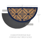 Mosaic Blue Door Mats-Lange General Store