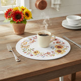 Mulberry Bloom Braided Placemat