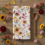 Mulberry Bloom Floral Toss Terry Towel