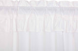 Muslin Ruffled Bleached White Ruffled Tiers-Lange General Store