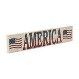 My Country AMERICA Two Flags Sign-Lange General Store
