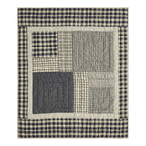 My Country Navy & Khaki Quilted Throw-Lange General Store