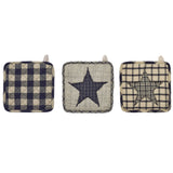 My Country Patchwork Pot Holder Set of 3-Lange General Store