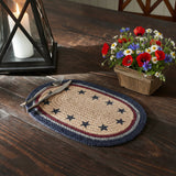 My Country Stars Braided Oval Placemat - Lange General Store