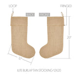 Jute Burlap Natural Stocking-Lange General Store
