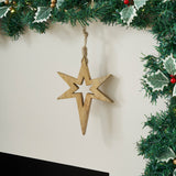 Northern Yule Natural Wooden Stars-Lange General Store