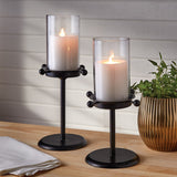 Novar Pillar Candle Holders