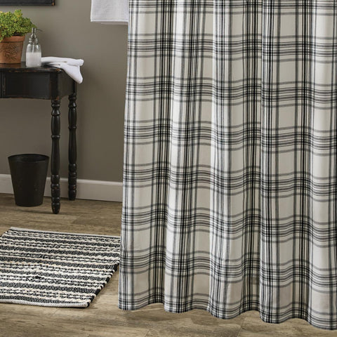 Onyx and Ivory Shower Curtain-Lange General Store