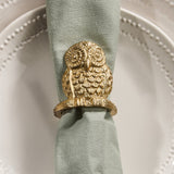 Owl Napkin Rings Set of 4
