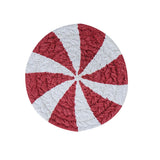 Peppermint Candy Braided Coaster Set-Lange General Store