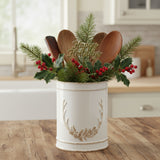Pine Bough Antler Utensil Crock-Lange General Store