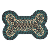 Pinehurst Dog Bone Braided Waterproof Rug Mat