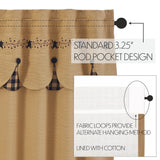 Pip Vinestar Long Panel Curtains-Lange General Store