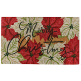 Poinsettia Door Mat-Lange General Store