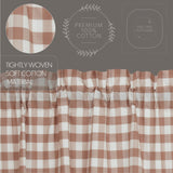 Portabella Buffalo Check Long Panel Curtains-Lange General Store