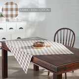 Portabella Buffalo Check Table Topper-Lange General Store