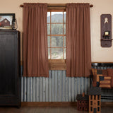 Patriotic Patch Short Panel Curtains-Lange General Store