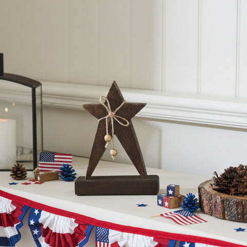 Primitive Wonder Dark Wooden Stars-Lange General Store