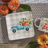 Pumpkin Truck Fun Salad Plates