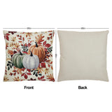 Pumpkins & Leaves Pillow Cover Set of 2