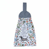 Perfect World Journey Dog Hang-Up Kitchen Towel