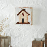 Red Heart Home Block Sign-Lange General Store