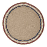 Red White Blue Ric Rac Braided Placemat 14"-Lange General Store