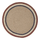 Red White Blue Ric Rac Braided Trivet 12"-Lange General Store