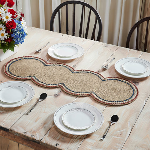 Red White Blue Ric Rac Table Runners-Lange General Store