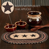 Colonial Star Braided Oval Placemat-Lange General Store