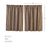Rockford Tier Curtains 36"-Lange General Store