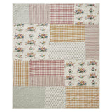 Roselynn Cottage Floral Patchwork Quilted Throw-Lange General Store