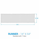 Run Run Reindeer Table Runner 54"