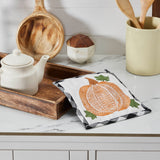 Sable Ann Buffalo Check Pumpkin Pot Holder-Lange General Store