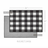 Sable Ann Check Indoor/Outdoor Collection Rugs-Lange General Store