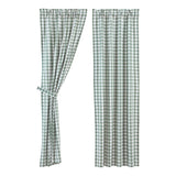 Sage Ann Buffalo Check Long Panel Curtains-Lange General Store