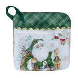 Sage Santa Pot Holder