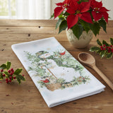 Sage Santa Snowman Terry Towel