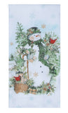 Sage Santa Snowman Terry Towel