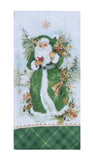 Sage Santa Terry Towel