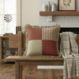 Sage Winds Patchwork Pillow-Lange General Store