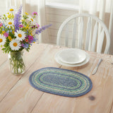 Sea Glass Braided Placemat-Lange General Store