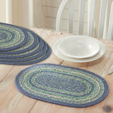 Sea Glass Braided Placemats - Set of 6