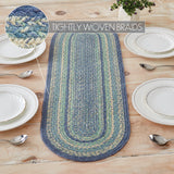 Sea Glass Braided Table Runners