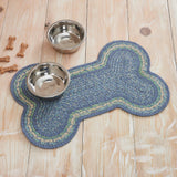 Sea Glass Dog Bone Braided Rug - Lange General Store