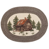 Secluded Cabin Braided Rug-Lange General Store