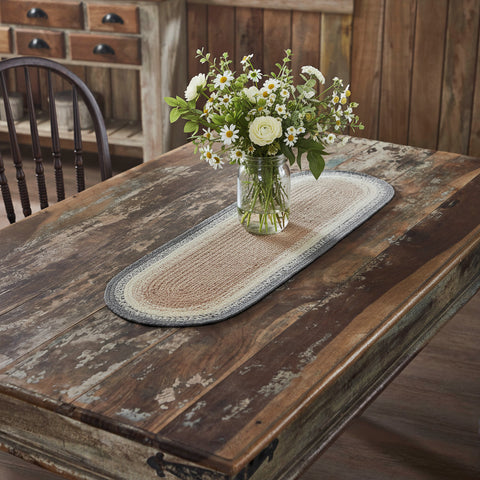 Serene Haven Braided Table Runner-Lange General Store