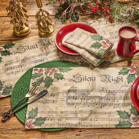 Silent Night Table Runner 36"