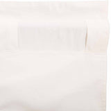 Simple Life Flax Antique White Ruffled Panel Curtains-Lange General Store