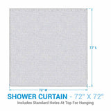 Simmons Plaid Shower Curtain